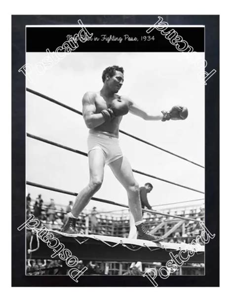 historic boxing max baer shown in fighting pose 1934 postcard 4 00 picclick
