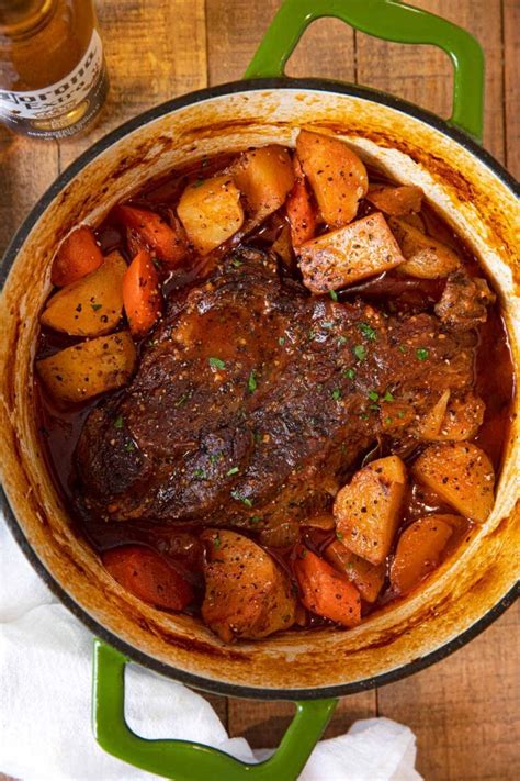 Beer Braised Pot Roast Recipe Dinner Then Dessert