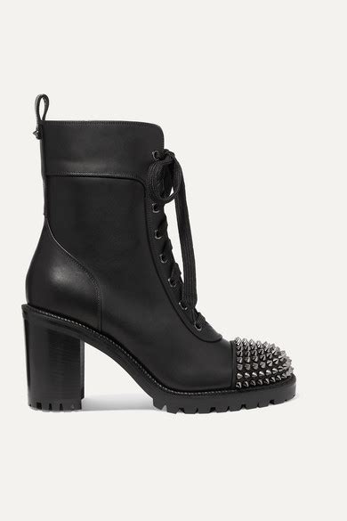 christian louboutin ts croc 70 spiked leather ankle boots black shopstyle clothes and shoes