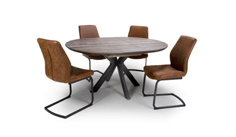 From the latest styles of dining room tables to bar stools, ashley homestore combines the latest trends with technology to give you the very best for your home. Manhattan Round Extending Table 1200 - 1600 - Crinions ...