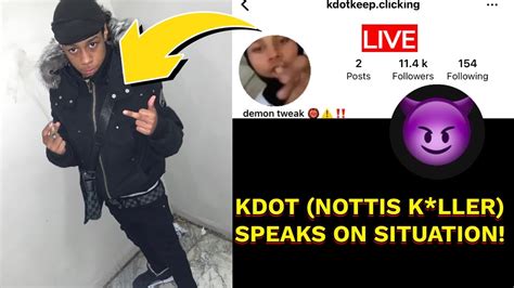 Notti Osamas Kller Kdot Goes Live And Pays Respect To Notti😳i Dont