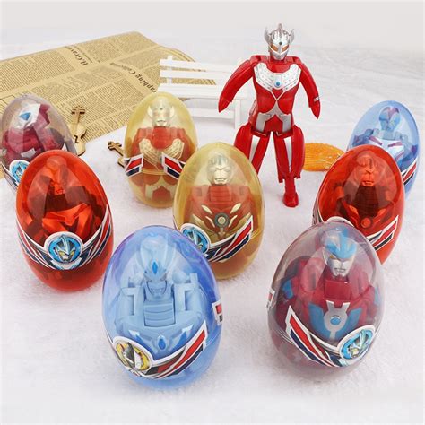 20 Design Ultraman Deformation Egg Toy Figure Surprise Eggs Shopee