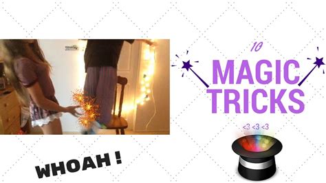 10 Magic Tricks The Magic Show Part1 Youtube
