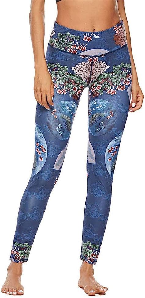 parcela señoras patrón impreso leggings pantalones medias esencial deportivos leggings