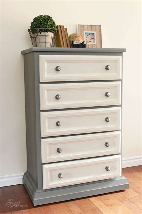 4.3 out of 5 stars. Tall Dresser Makeover Tutorial with Trim and Paint - FYNES ...