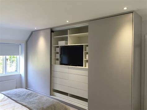 With various internal fittings and. Image result for built in wardrobe with tv space | Bedroom ...