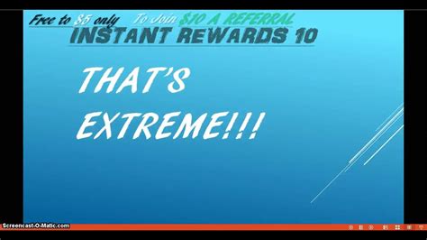 Instant Rewards YouTube