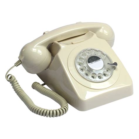 746 Retro Rotary Dial Phone In Ivory Gpo Cuckooland