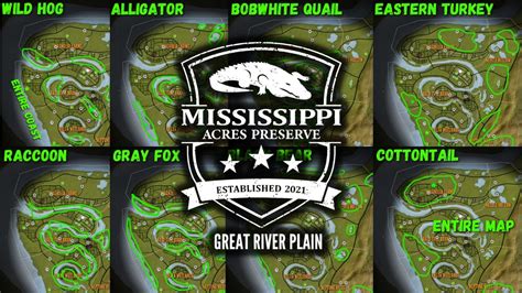 Mississippi Acres Diamond Hotspot Maps And Guide Thehunter Call Of