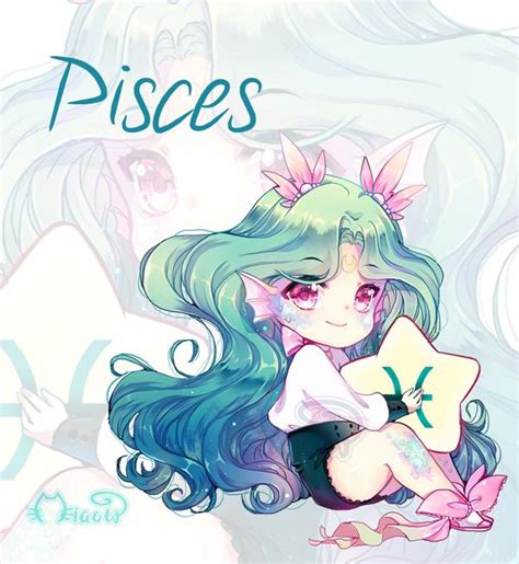 Magical Zodiac Pisces By Miaowx3 On Deviantart Piscis Zodiaco Arte