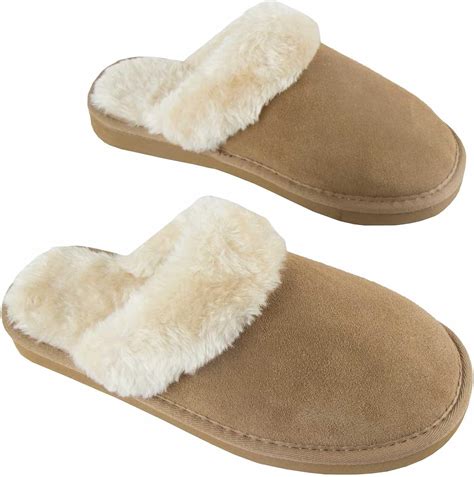 Pro 11 Wellbeing Womens Suede Orthotic Slippers With Arch Support 4 Uk