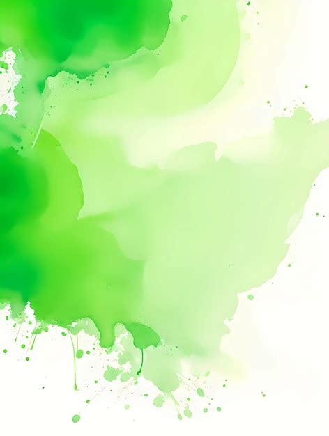 Premium Ai Image Abstract Green Watercolor Vector Background