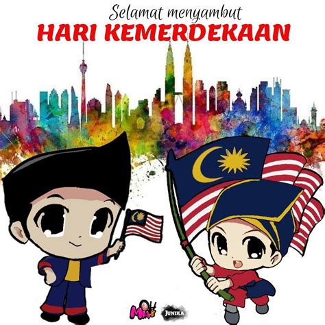 Gambar Kartun Merdeka Malaysia
