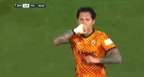 Gol De Gianluca Lapadula Con Benevento Vs Pisa Anotó El 1 0 En Semifinal De Ascenso A Serie A