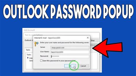 How To Fix Microsoft Outlook Password Popup Problem Benisnous