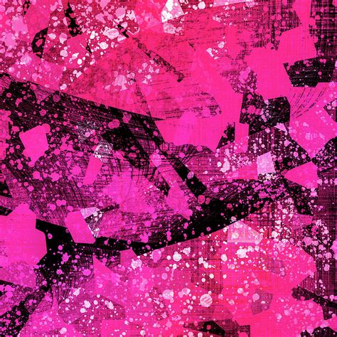 Hot Pink Abstract No2 Digital Art By Hb Lee Fine Art America