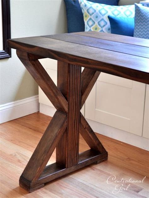 See more ideas about diy furniture, home diy, diy table. X Base Table: Start to Finish - Centsational Girl | Wood ...
