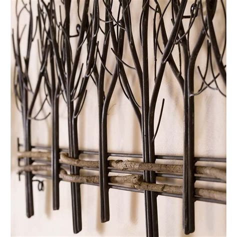 Metal And Natural Vine Tree Wall Décor In 2021 Winter Trees Tree