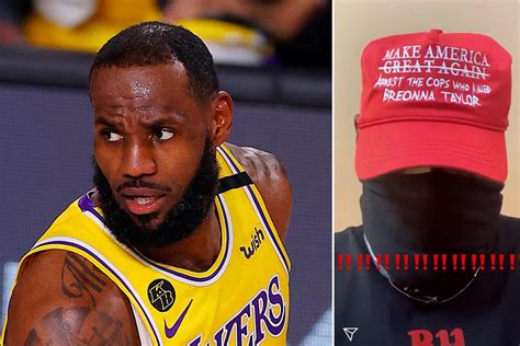 Lebron James Wears Fake Maga Hat Calling For Justice For Breonna Taylor London Evening Standard