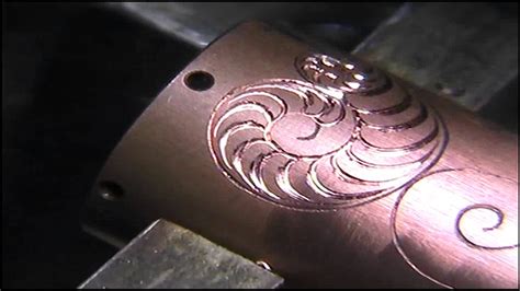 Hand Engraved English Small Scrolls Lenslight Copper Edc Torch By Shaun
