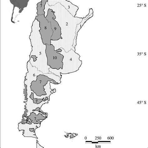 Hydrographic Regions Of Argentina Subsecretaría De Recursos Hídricos