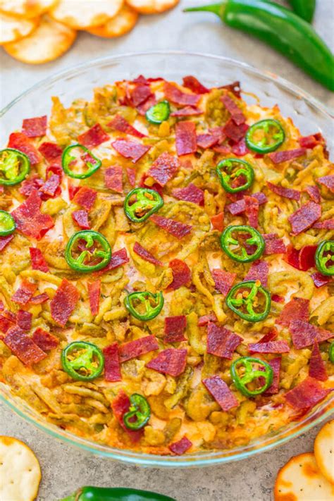 Cheesy Jalapeño Popper Dip With Bacon Averie Cooks