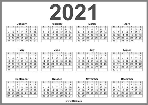 Printable 2021 Payroll Calendar Template Business Format