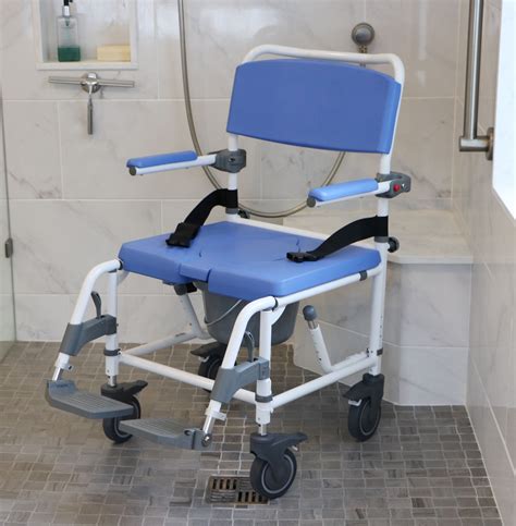 Rolling Shower Chairs For Handicapped Access Commode Transfer Chairs