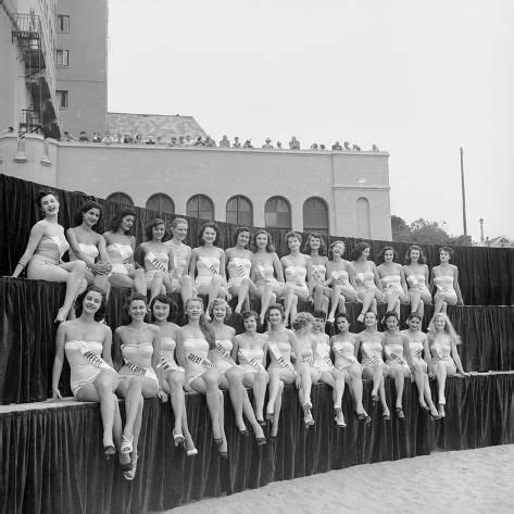 Size X In Photographic Print First Miss Universe Contest Long