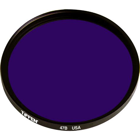 Tiffen 58mm Deep Blue 47b Color Balancing Filter 5847b Bandh