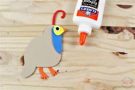 Quail Printable Craft Template Must Have Mom