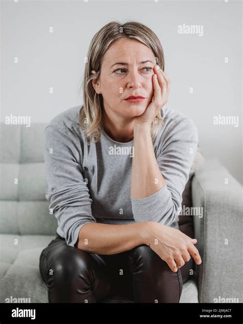 Adult Woman Therapy Session Stock Photo Alamy