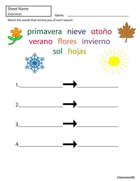 17 Best Images About Spanish Worksheets Level 1 On Pinterest