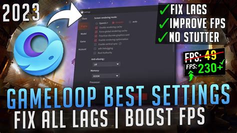 Best Settings For Gameloop For Max Fps On Low End Pc Youtube