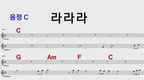라라라 my friend(5집) / sg워너비. 라라라 SG워너비 C코드 /통기타 카포 악보영상 - YouTube