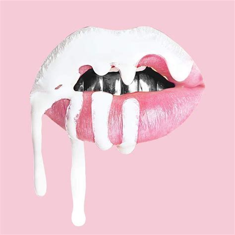 Kylie Cosmetics Logo Kylie Jenner Drawing Lip Wallpaper Kylie