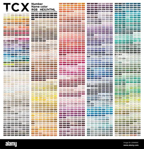 Gráfico De Colores Pantone De Los Colores De Moda Hogar E Interiores
