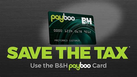 Maybe you would like to learn more about one of these? B&H Payboo Credit Card FAQ: here's how the no sales tax discount works