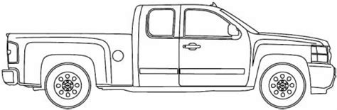 Free Free 233 Pickup Truck Outline Svg SVG PNG EPS DXF File