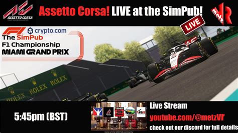 Assetto Corsa Live The Simpub F Championship Youtube