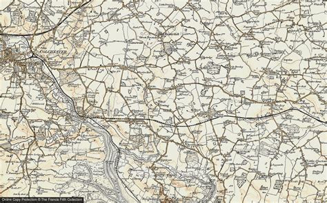 Map of Frating, 1898-1899 - Francis Frith