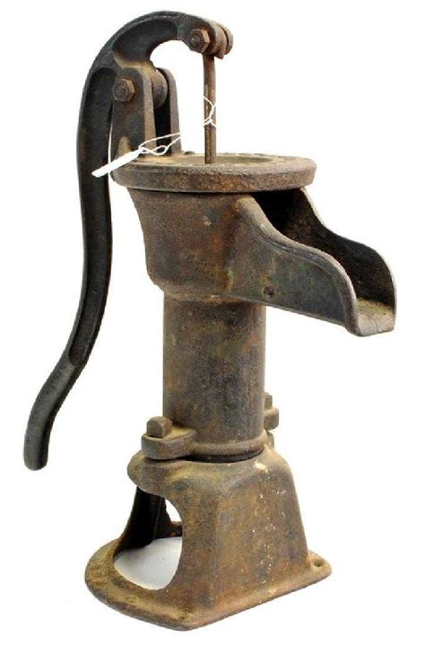 Antique Cast Iron Hand Water Pump by The Goulds