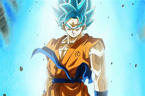 You are not understanding properly, in dragon ball super, goku has 2 versions or pools of ki, god ki and normal ki goku in dragon ball super is far beyond that in his base, heck he's even stronger than. Poster #9: Son Goku Super Saiyan Blue by Dark-Crawler on ...
