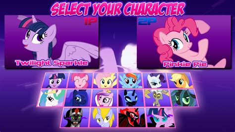 Mlp Fim Character Select Screen Two By Dashiemlpfim On Deviantart