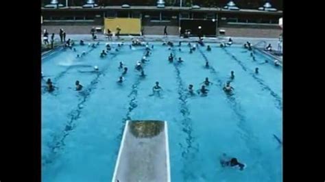 Life time swim in st. View from the high dive at the Jones Park swimming pool ...