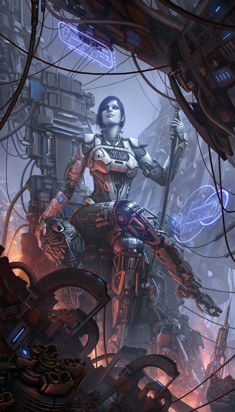 Shadowtide By Tek Koon Tan Sci Fi D Cyberpunk Art Science Fiction Art Cyberpunk