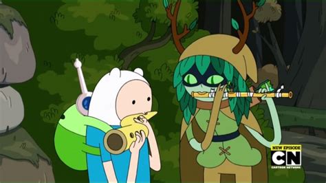 Finn And Huntress Wizard Harmonizing In Flute Spell Adventure Time Cartoon Adventure Time
