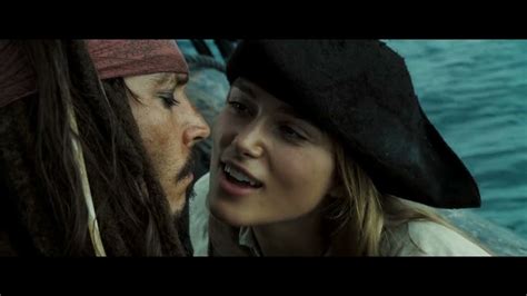Jack Sparrow And Elizabeth Swann Kiss