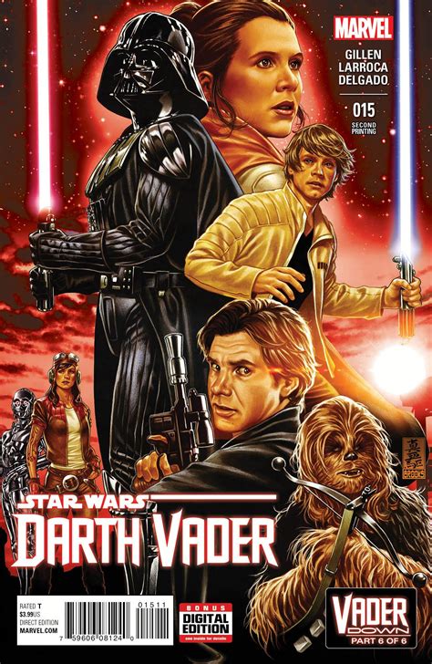 Star Wars Darth Vader 15 Brooks 2nd Printing Fresh Comics