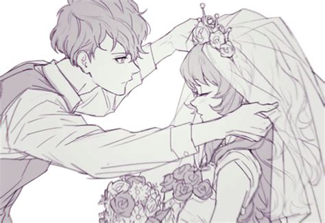 Couple And Wedding Image Anime Monochrome Anime Wedding Manga Couple